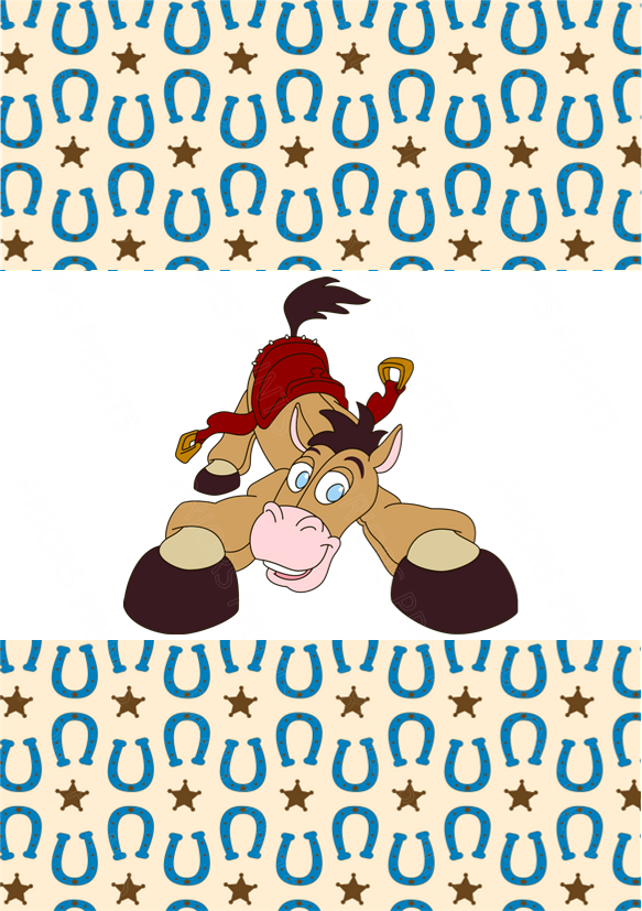 Toy Story Chocolate Bar Wrapper- Plain (No Text)