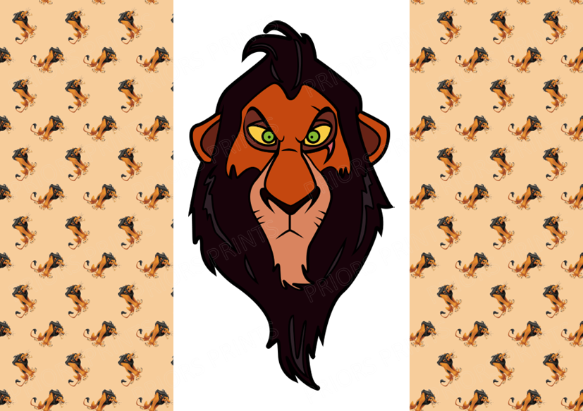 Lion King Chocolate Bar Wrapper- Plain (No Text)