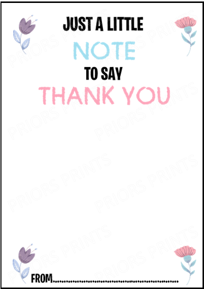 Personalised Thank You Teacher Post-it Note Gift, Teaching Assistant, Head Teacher, Key Worker, Preschool, End Of Term Gift Present