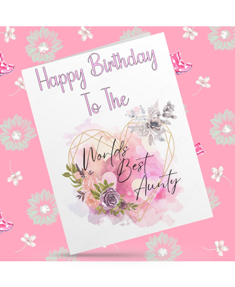 Birthday Card for Relatives or Friend