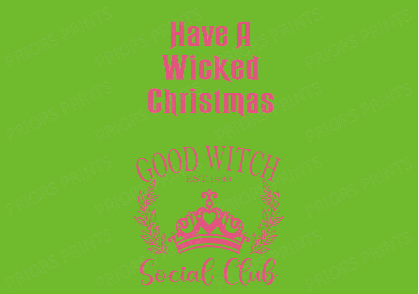 Wicked Inspired Christmas Chocolate Bar Wrappers