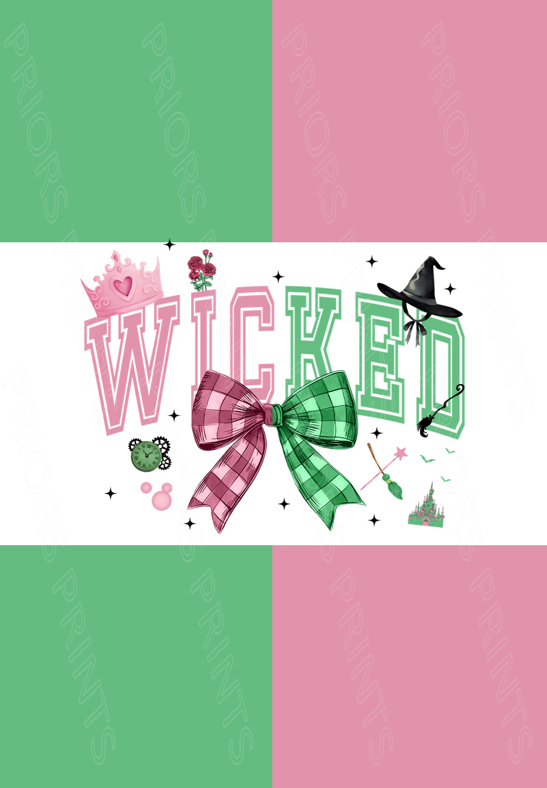 Wicked Inspired Christmas Chocolate Bar Wrappers