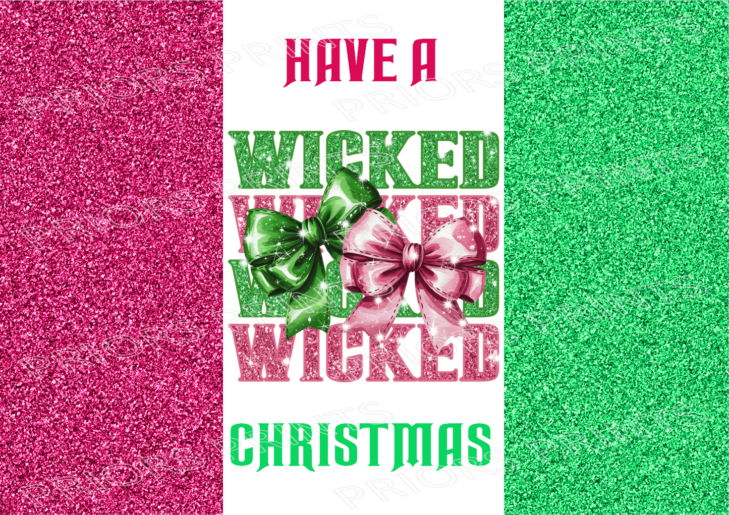 Wicked Inspired Christmas Chocolate Bar Wrappers