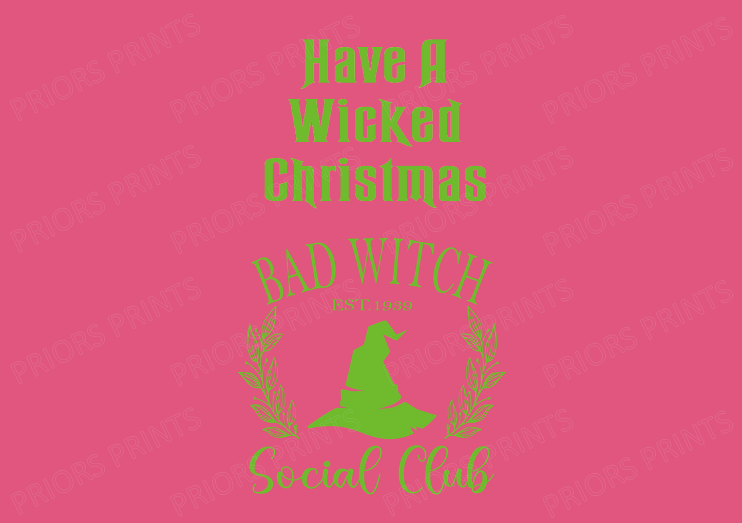 Wicked Inspired Christmas Chocolate Bar Wrappers