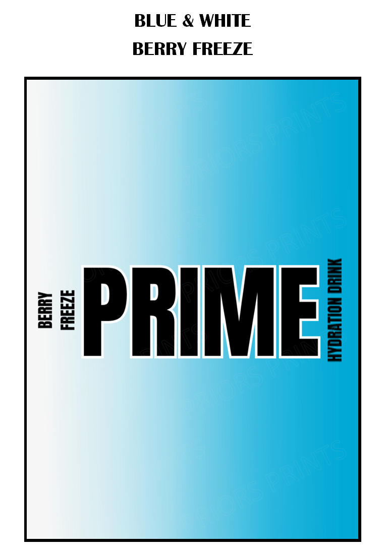 Prime Chocolate Bar Wrappers