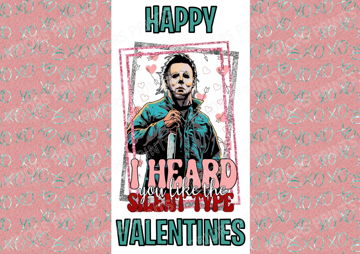 Horror Characters Valentines Chocolate Bar Wrappers