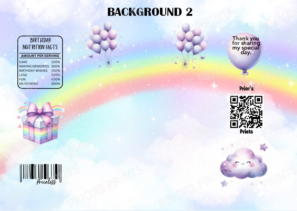 Unicorn- Style 1 Treat Packets (Small)
