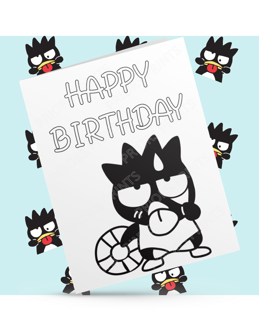 Hello Kitty Friends- Colour Your Own Birthday Card (Sanrio)