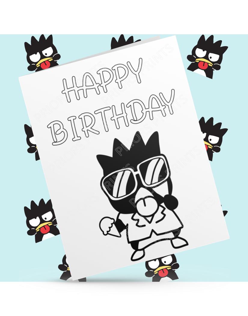 Hello Kitty Friends- Colour Your Own Birthday Card (Sanrio)