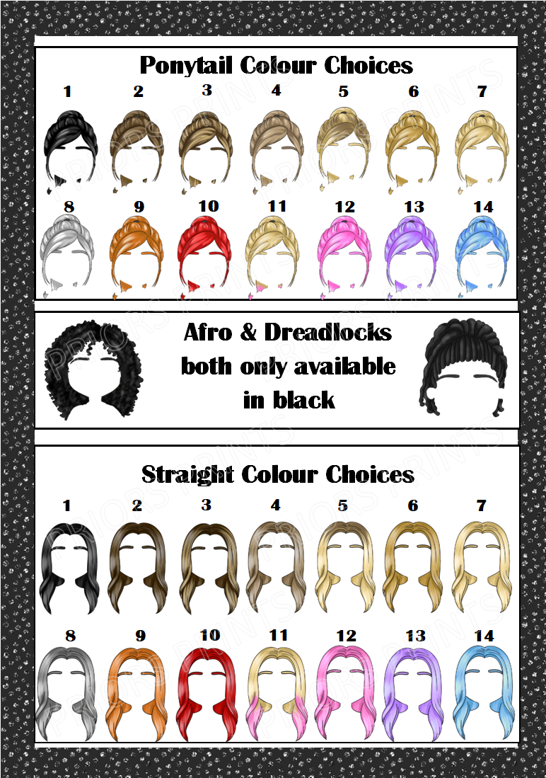 Black Mid Length Dress Female Personalised Card For Any Occasion
