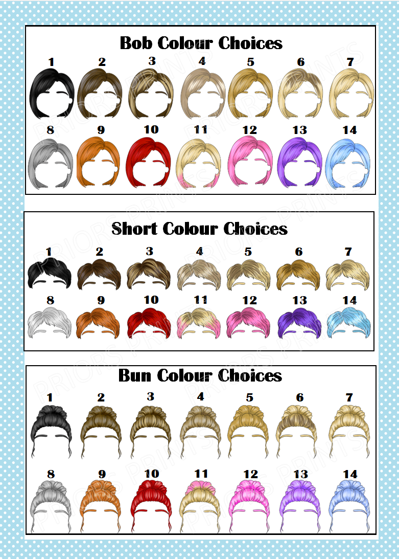 Make Up Female in Blue Personalised Card For Any Occasion