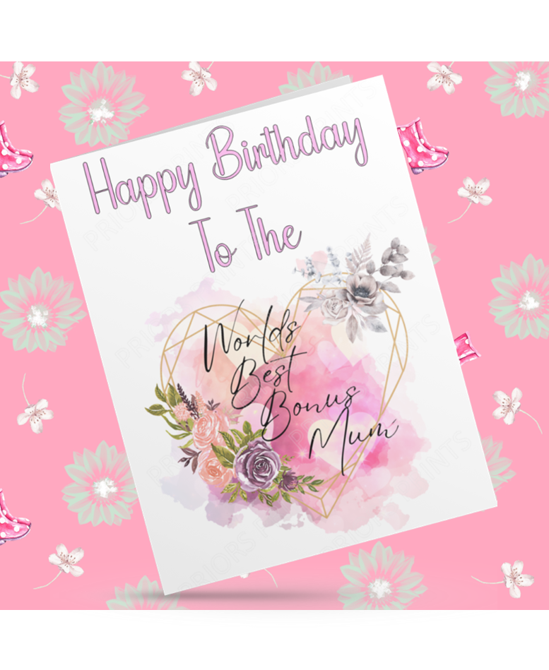 Birthday Card for Relatives or Friend