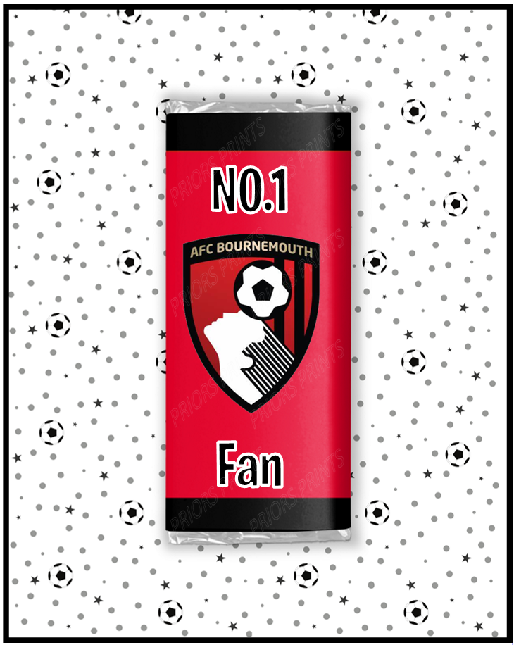 AFC Bournemouth Chocolate Bar Wrappers