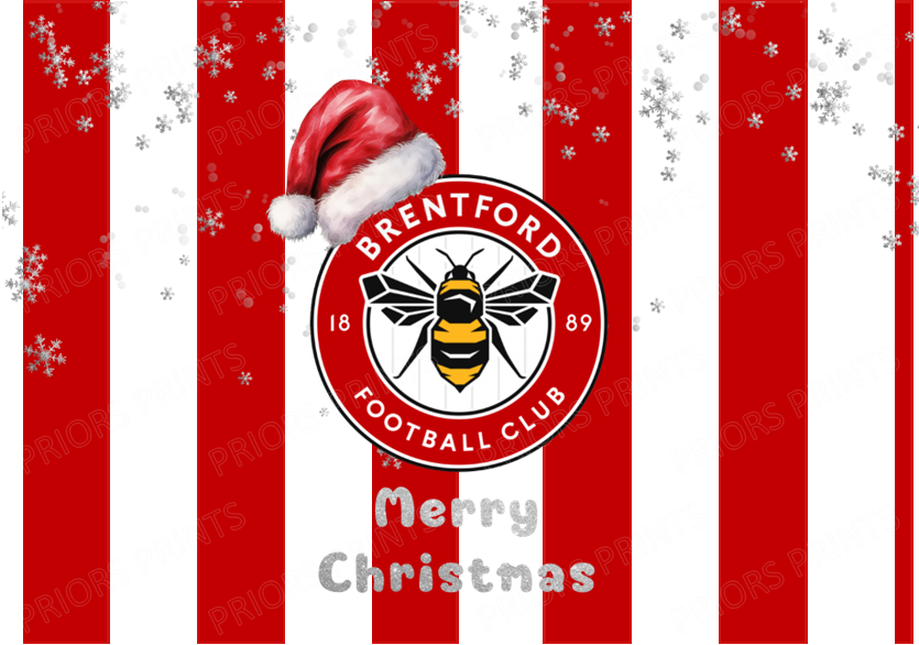 Christmas Football Team Chocolate Bar Wrappers