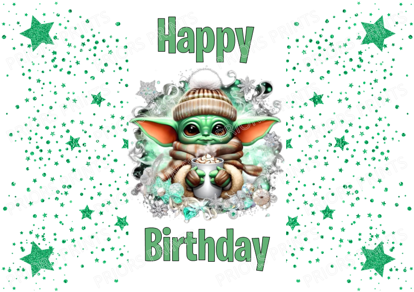 Grogu Chocolate Bar Wrappers