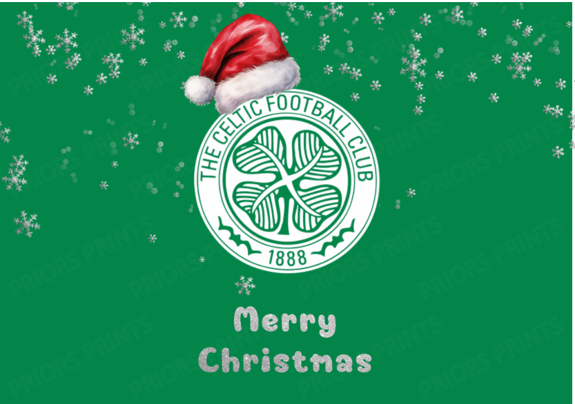 Christmas Football Team Chocolate Bar Wrappers