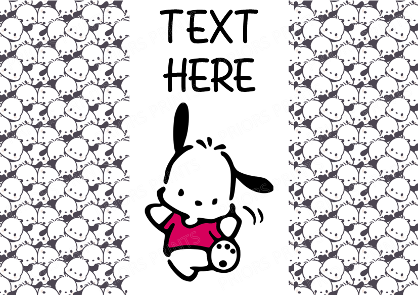 Pochacco Chocolate Bar Wrappers (Sanrio- Hello Kitty Friends)