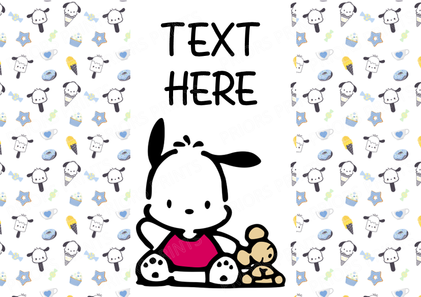 Pochacco Chocolate Bar Wrappers (Sanrio- Hello Kitty Friends)