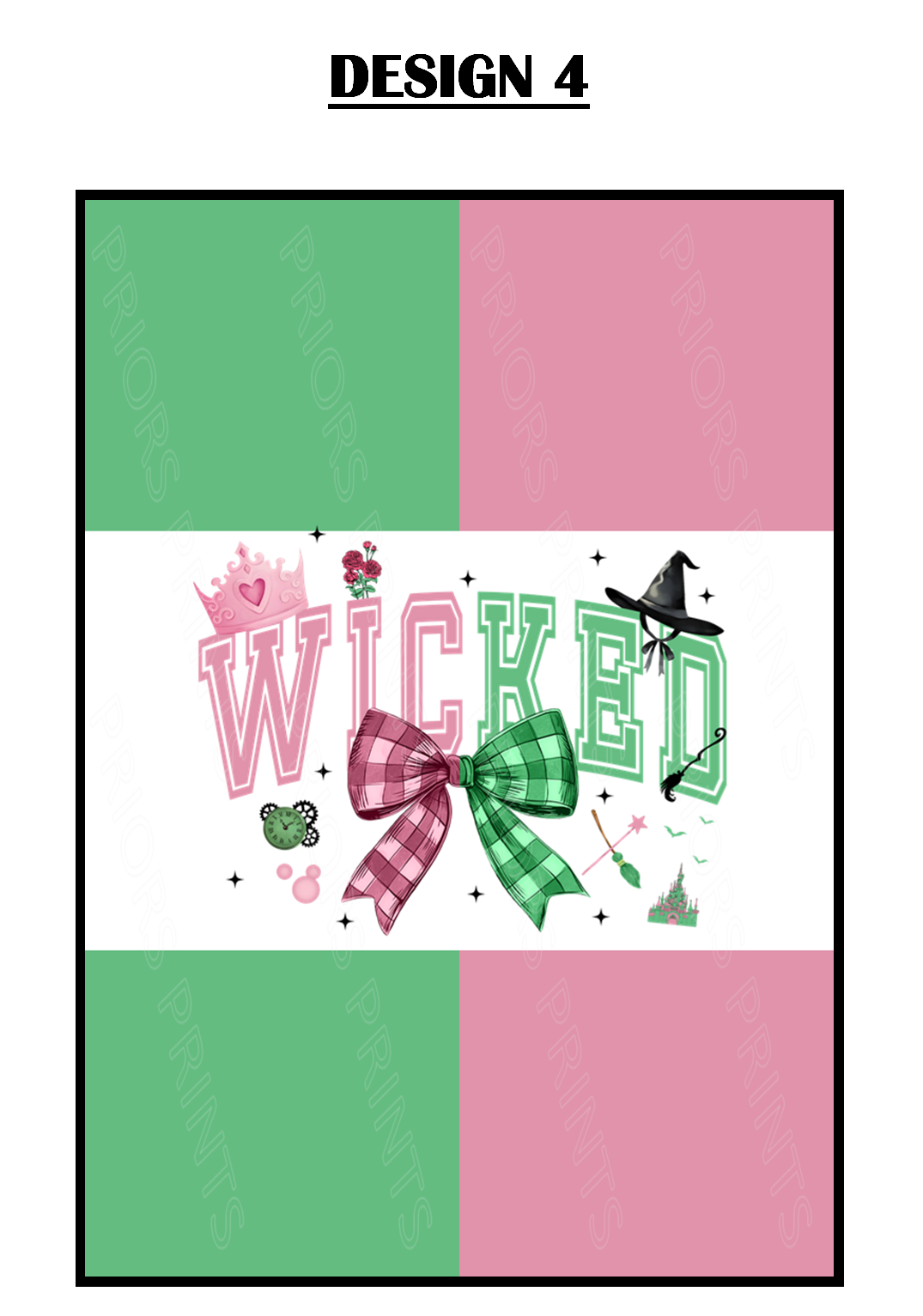 Wicked Inspired Christmas Chocolate Bar Wrappers