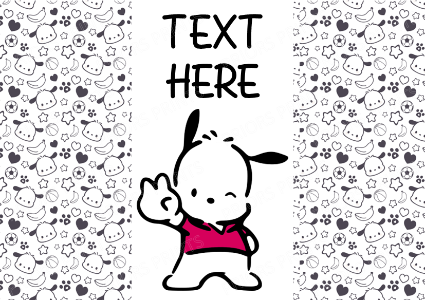 Pochacco Chocolate Bar Wrappers (Sanrio- Hello Kitty Friends)