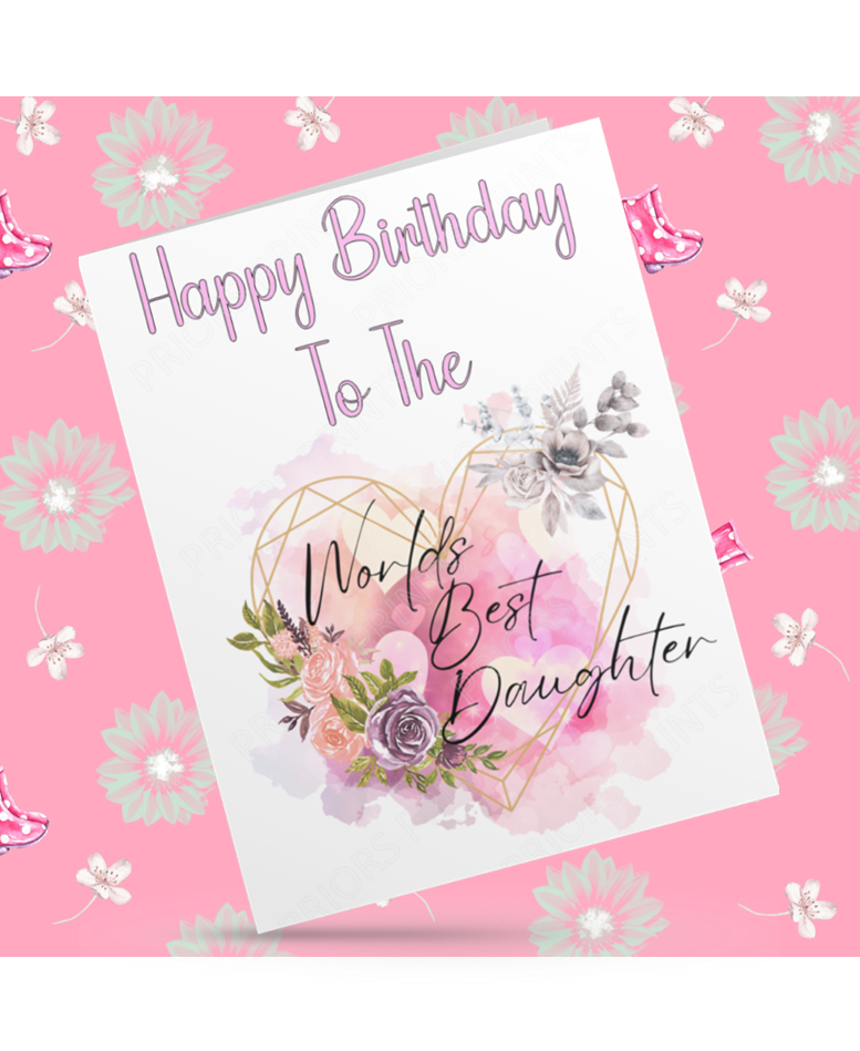 Birthday Card for Relatives or Friend