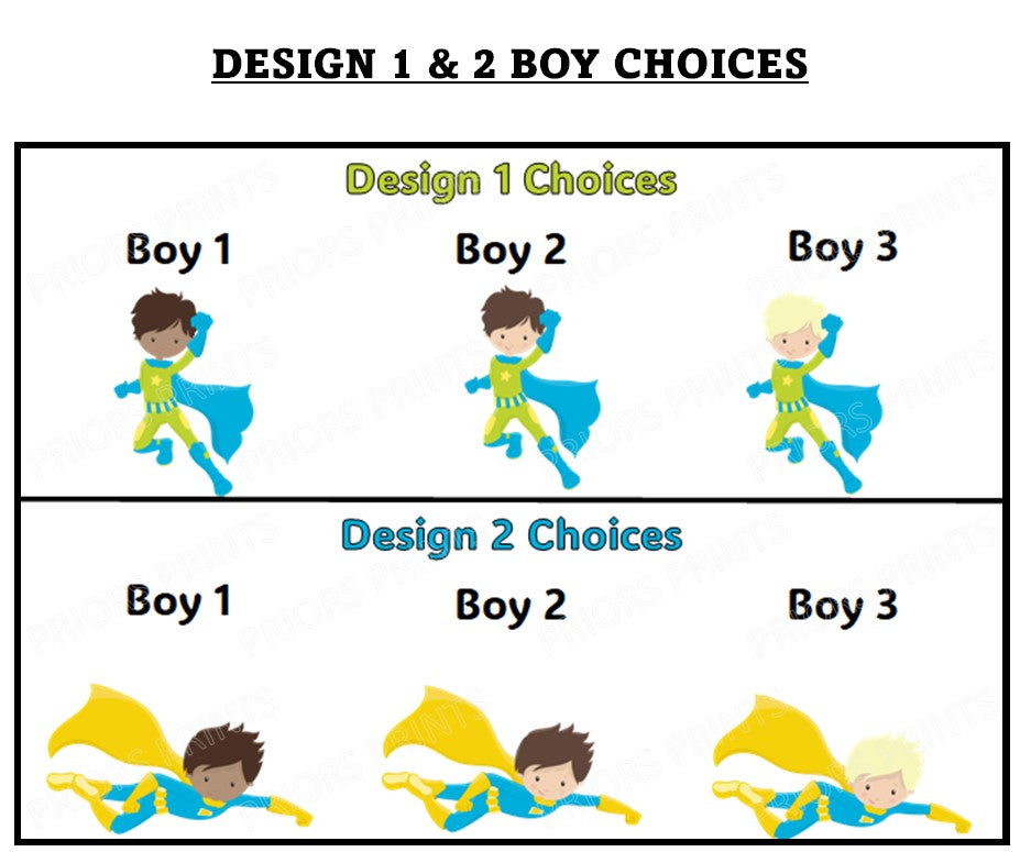 Superhero Treat Packets (Medium Sized)