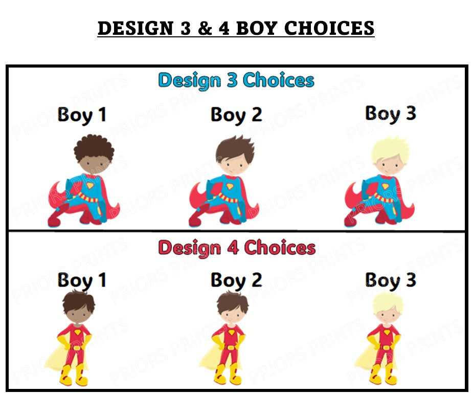 Superhero Treat Packets (Medium Sized)