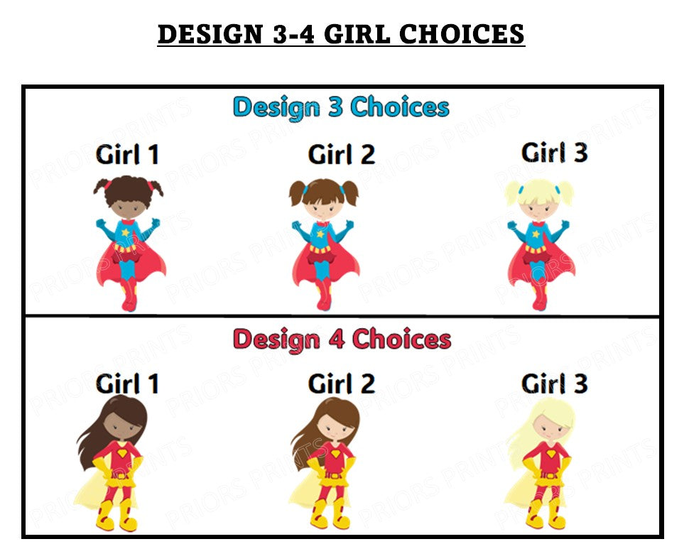 Superhero Treat Packets (Medium Sized)