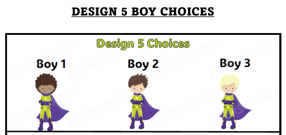 Superhero Treat Packets (Medium Sized)