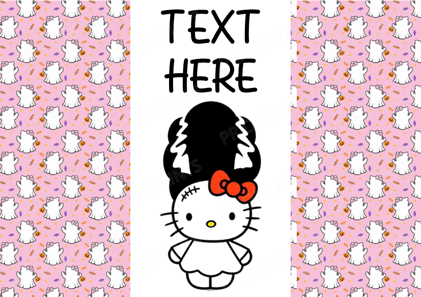 Hello Kitty as Famous Horror Characters Chocolate Bar Wrappers (Sanrio- Hello Kitty Friends)