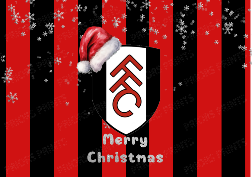 Christmas Football Team Chocolate Bar Wrappers