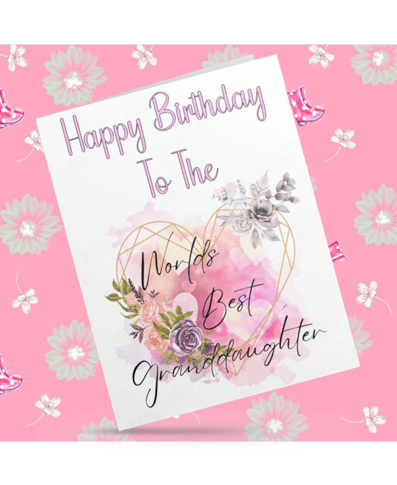 Birthday Card for Relatives or Friend