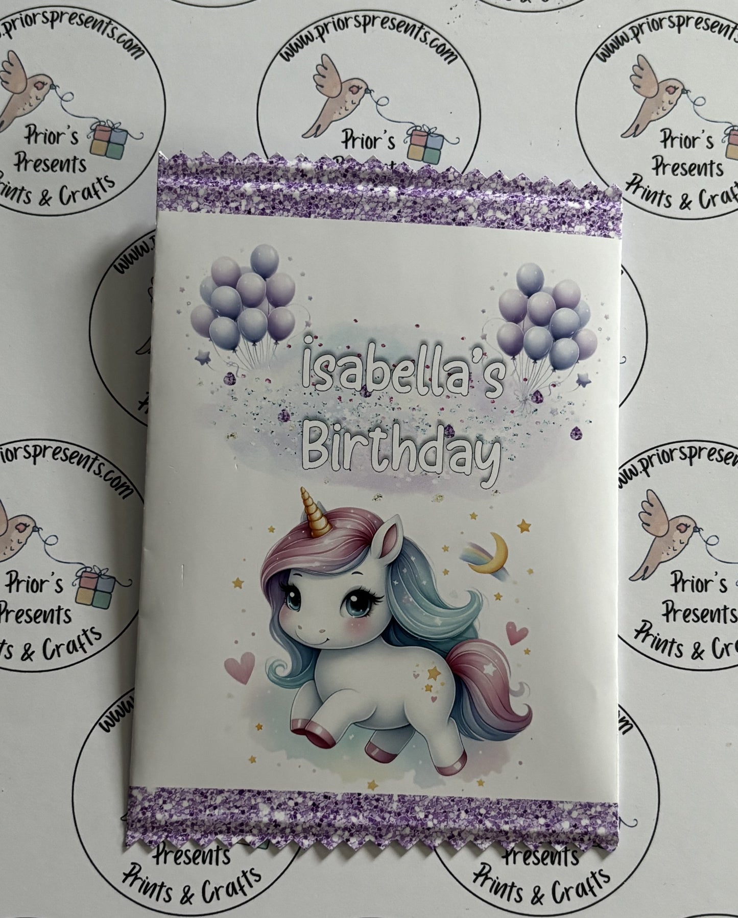 Unicorn- Style 1 Treat Packets (Small)