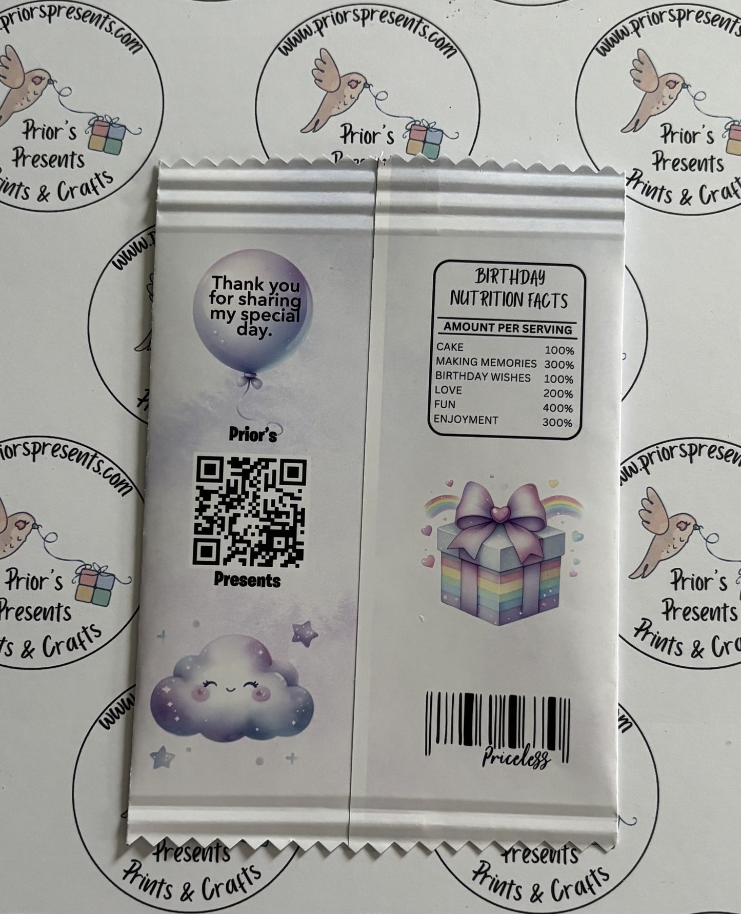 Unicorn- Style 1 Treat Packets (Small)