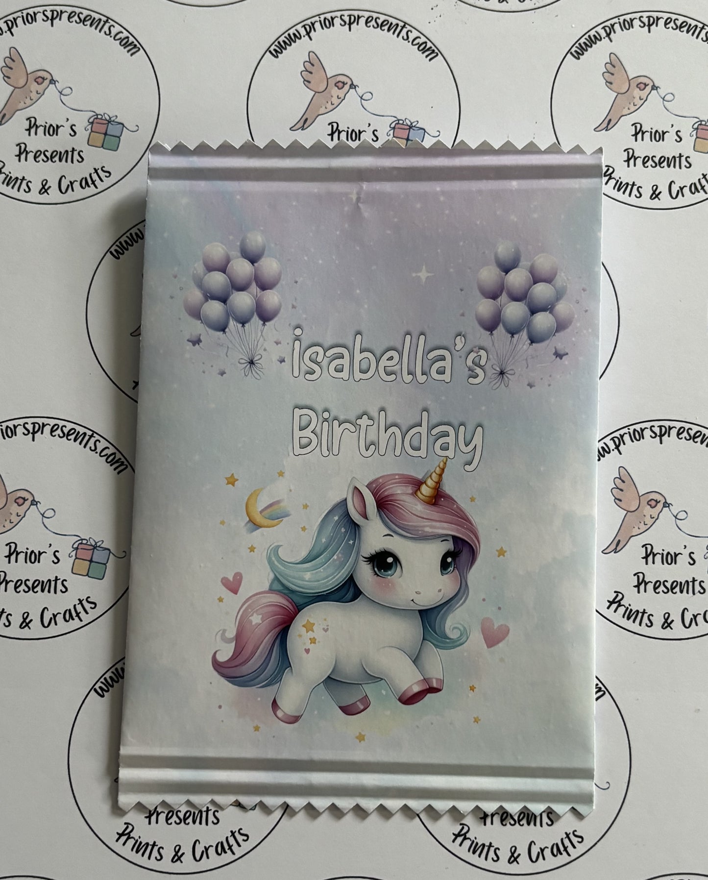 Unicorn- Style 1 Treat Packets (Small)