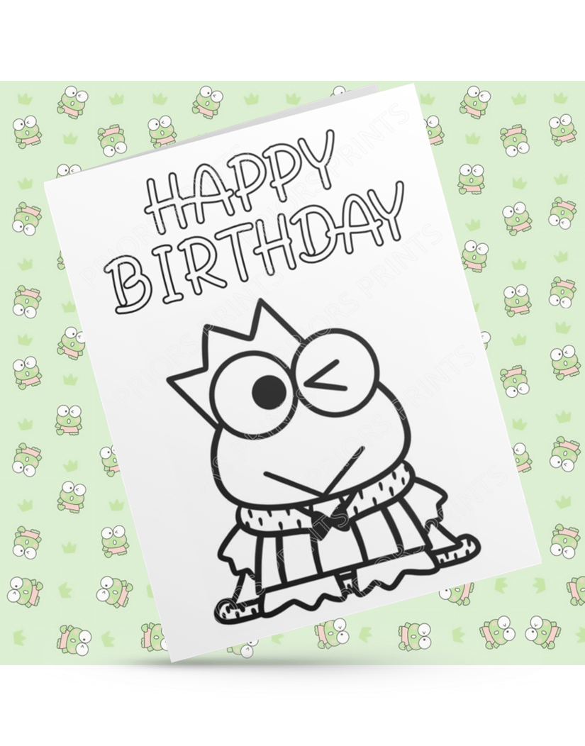 Hello Kitty Friends- Colour Your Own Birthday Card (Sanrio)