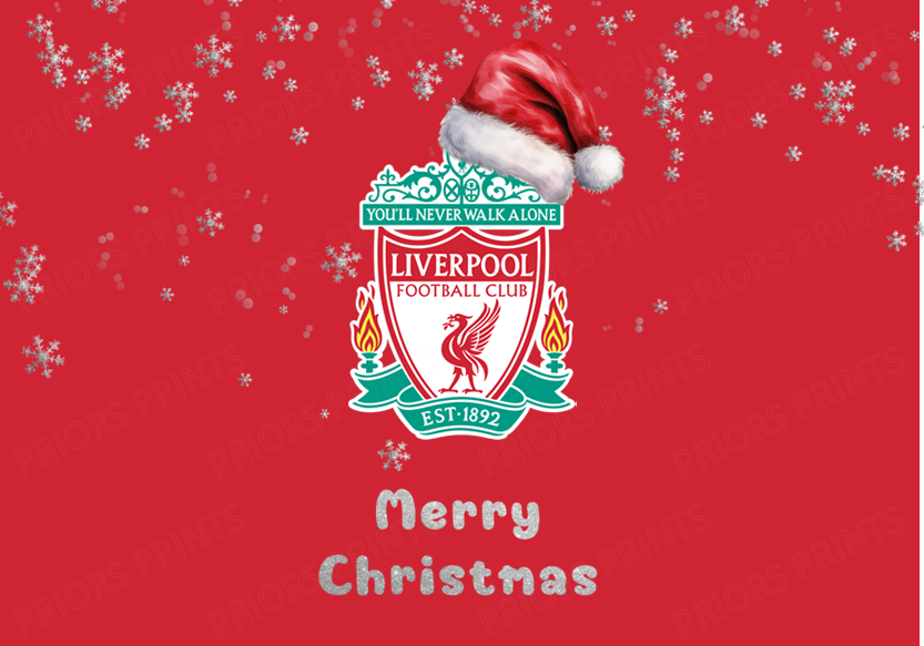 Christmas Football Team Chocolate Bar Wrappers