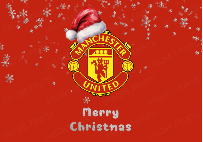 Christmas Football Team Chocolate Bar Wrappers
