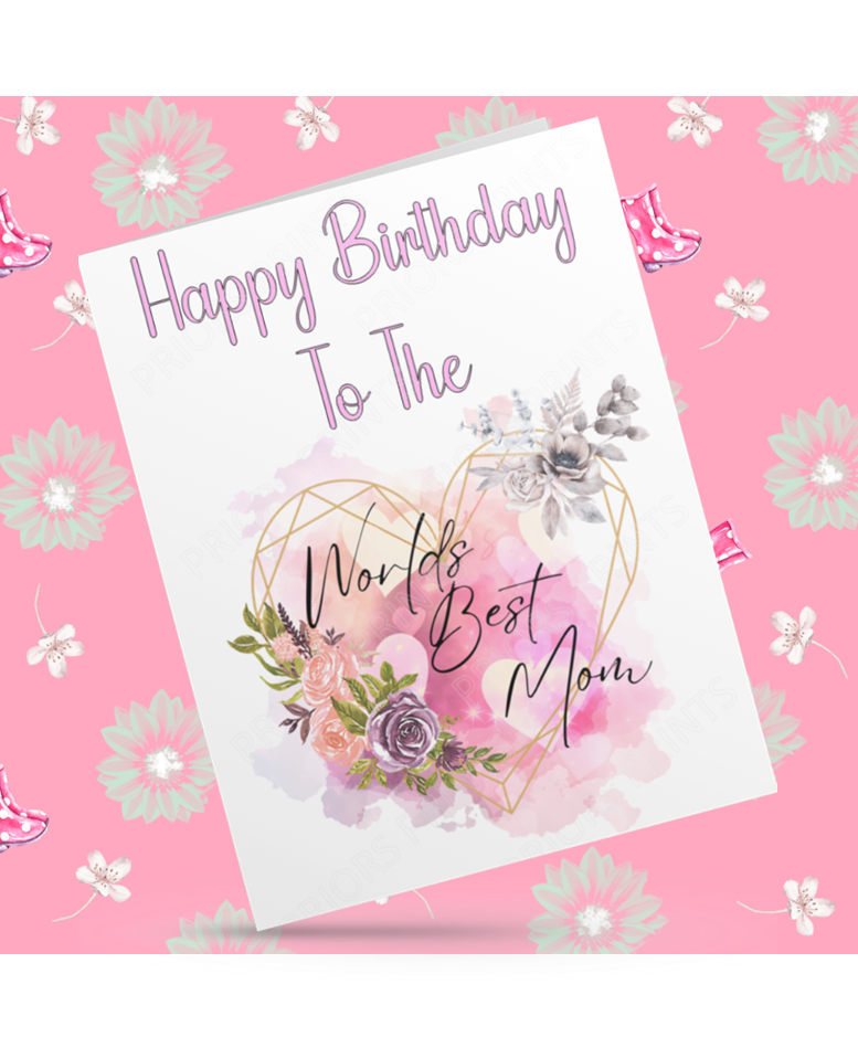 Birthday Card for Relatives or Friend