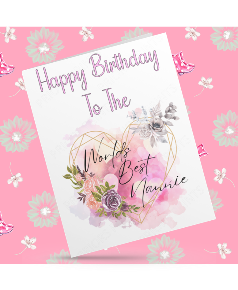 Birthday Card for Relatives or Friend