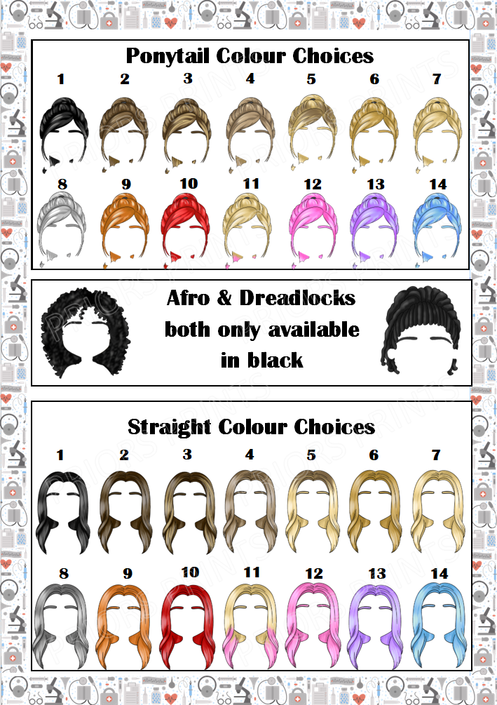 Female Nurse Personalised Card For Any Occasion