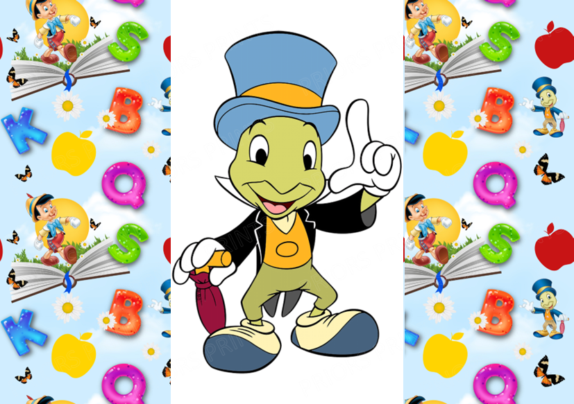Pinocchio Chocolate Bar Wrapper- Plain (No Text)