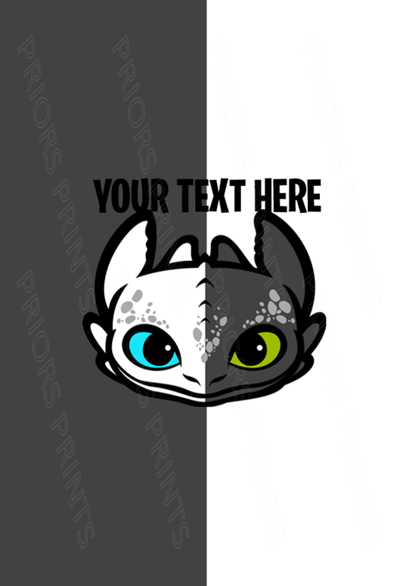How To Train Your Dragon Chocolate Bar Wrappers- To add own Text