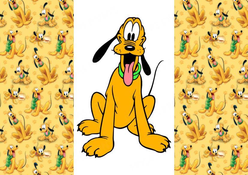 Pluto Chocolate Bar Wrapper- Plain (No Text)