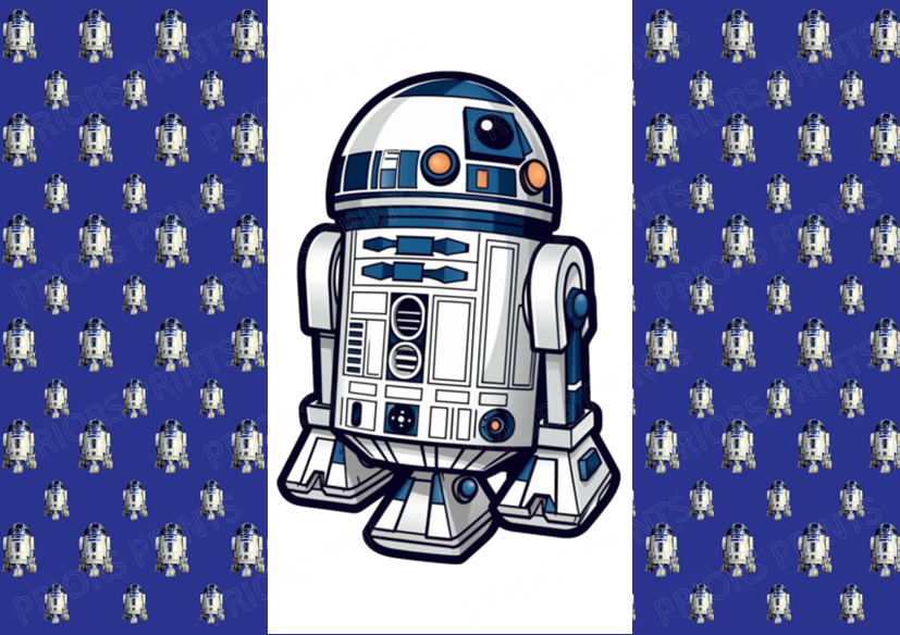 Star Wars Chocolate Bar Wrapper- Plain (No Text)