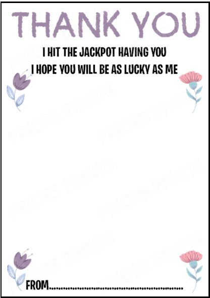 Personalised Thank You Teacher Scratch Card Holder, For Teaching Assistant, Head Teacher, Key Worker, Preschool, End Of Term Gift Present,