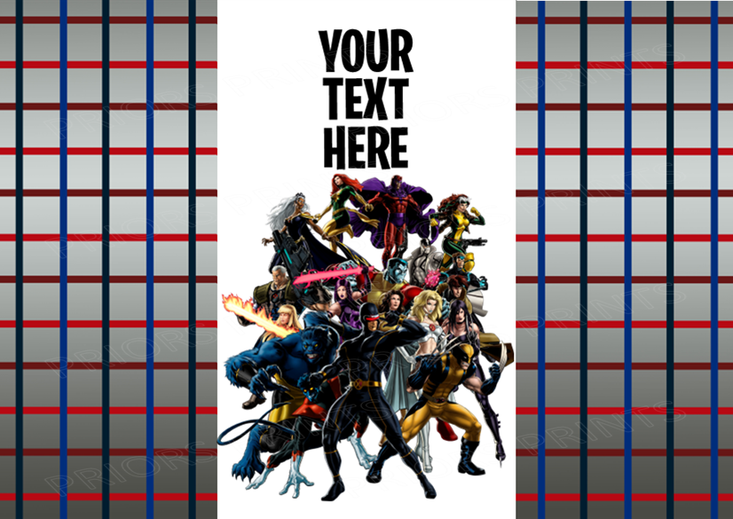 Avengers Chocolate Bar Wrapper- To add own Text