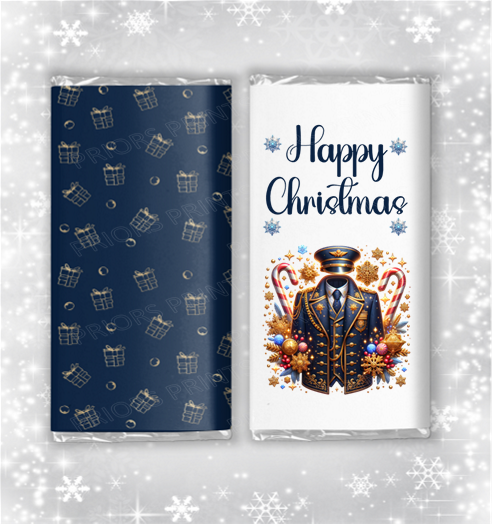 Polar Express Christmas Chocolate Bar Wrapper