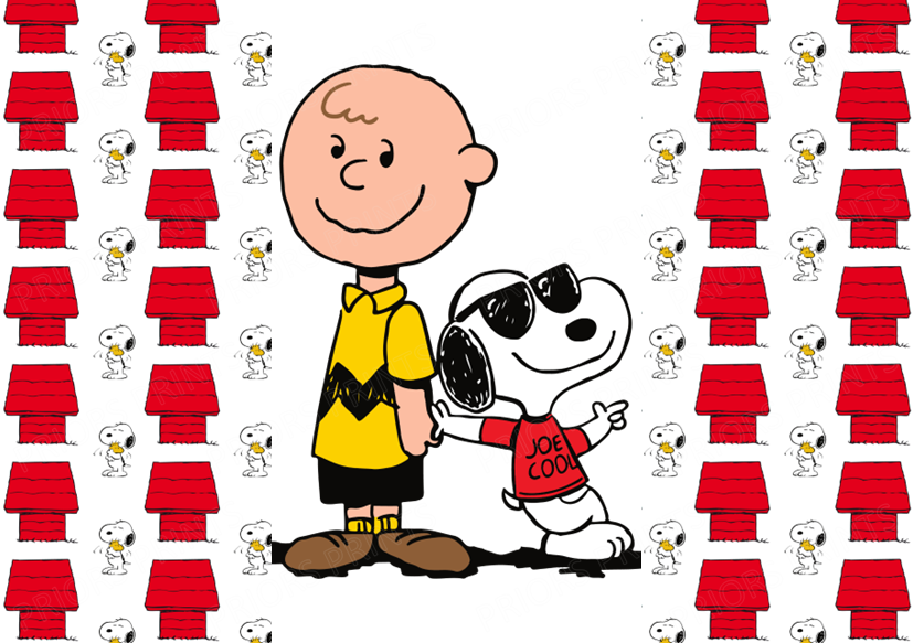 Snoopy Chocolate Bar Wrapper- Plain (No Text)