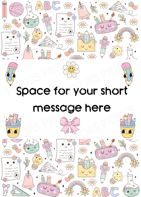 Personalised Teacher Chocolate Bar Wrapper- Add your own message